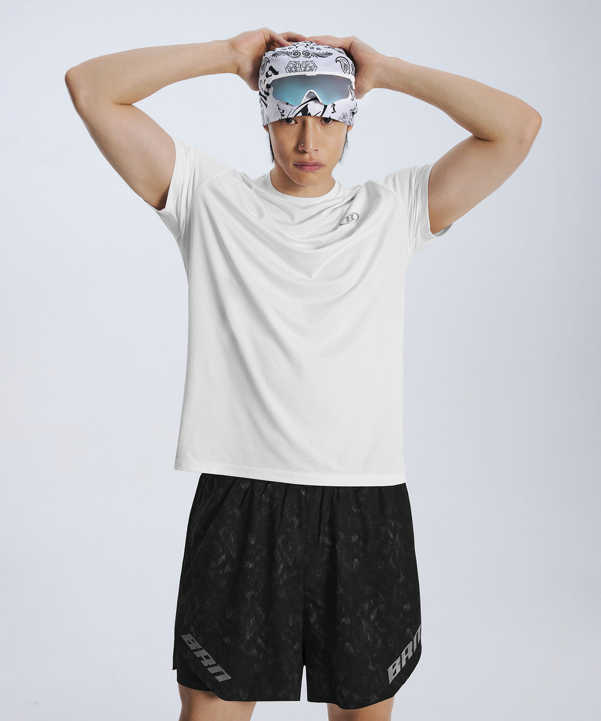 【韓国限定】SYMBOL B QUICK DRY T-SHIRTS [WHITE]