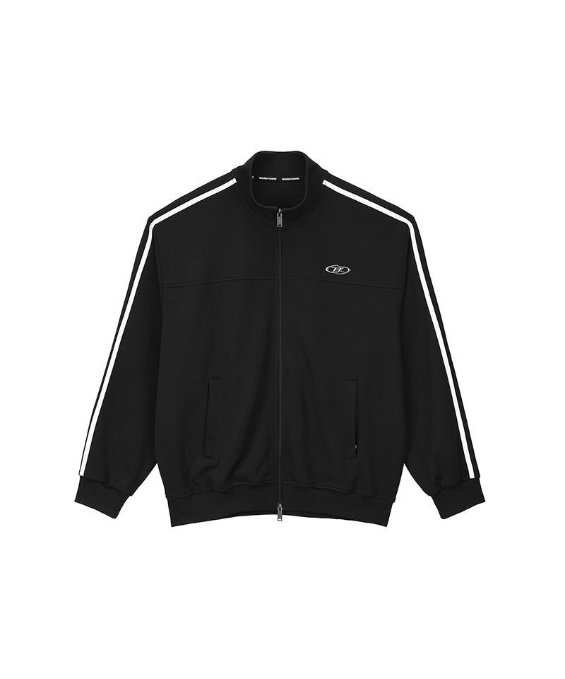 【韓国限定】CHROME B JERSEY TRACK JACKET [BLACK]