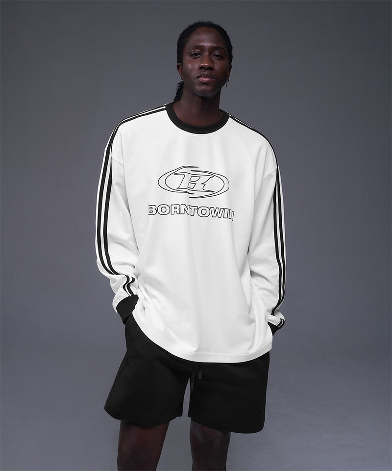 【韓国限定】SYMBOL LOGO TRACK LONG SLEEVE [WHITE]