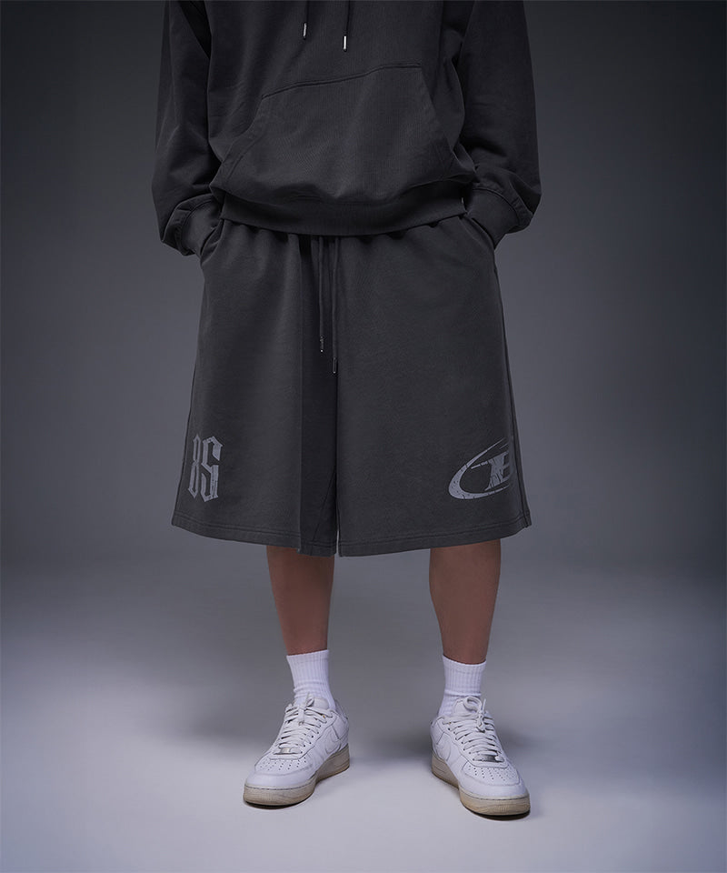 【韓国限定】85 PIGMENT BERMUDA PANTS [CHARCOAL]