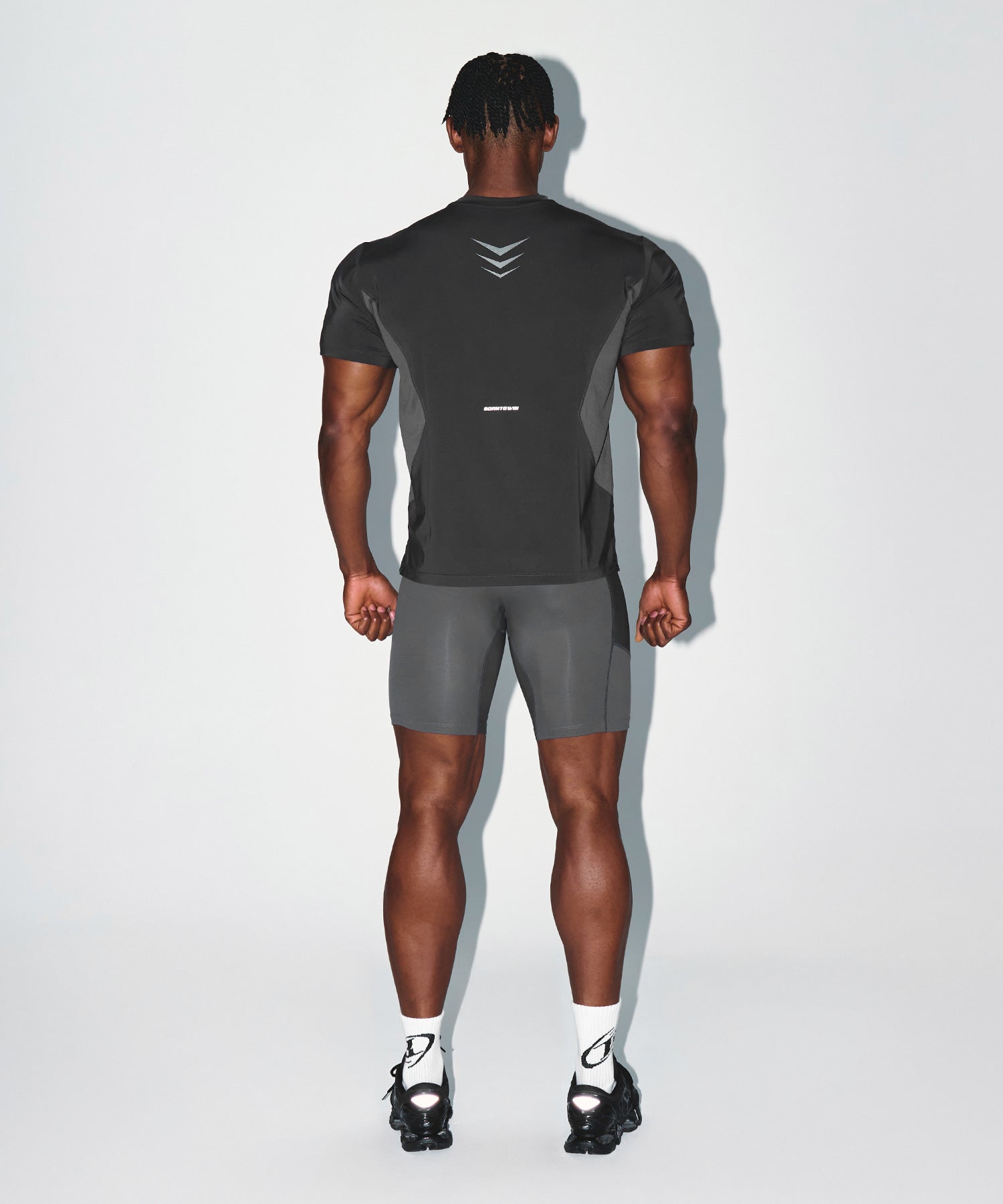 【予約販売：ご注文より1～3週間後に発送予定】STROKE B QUICK DRY T-SHIRTS [CHARCOAL]