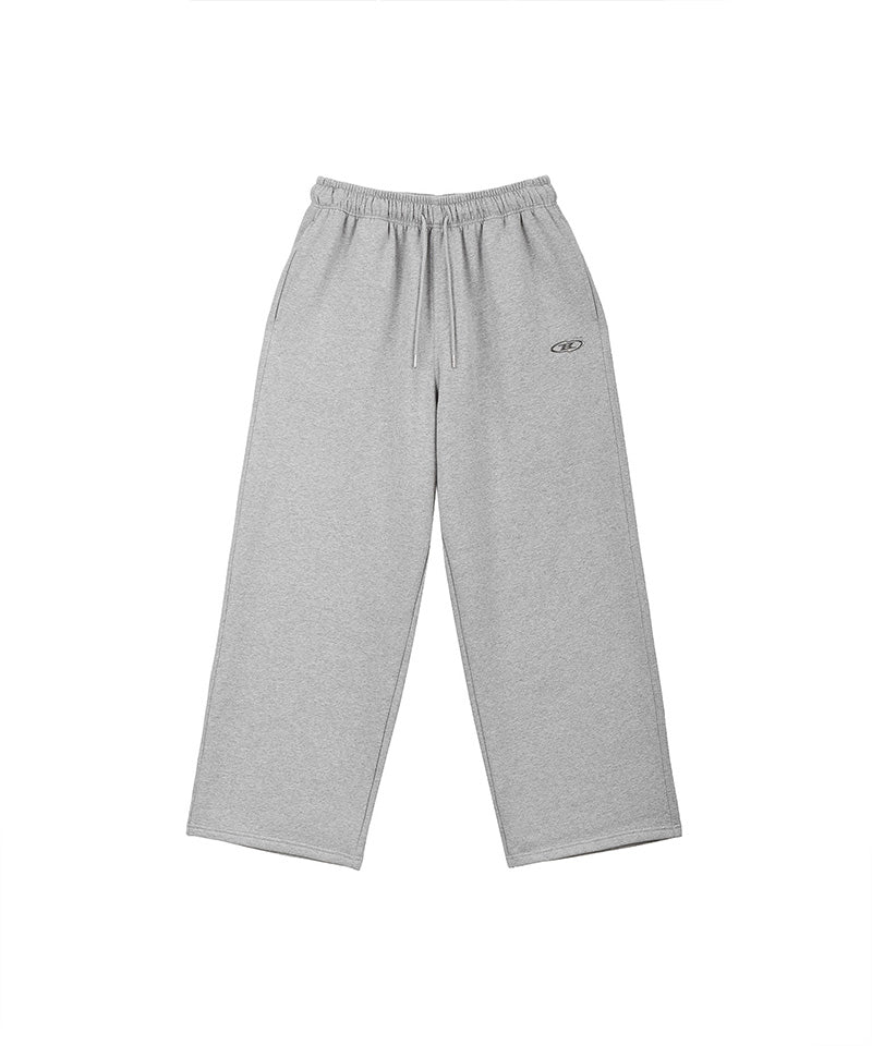 【予約販売：ご注文より1～3週間後に発送予定】CHROME B FLEECE SEMI WIDE PANTS [MELANGE GREY]