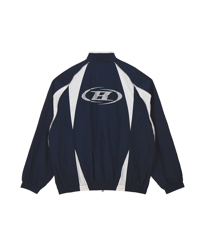 【韓国限定】NYLON BLOCK JACKET [NAVY]