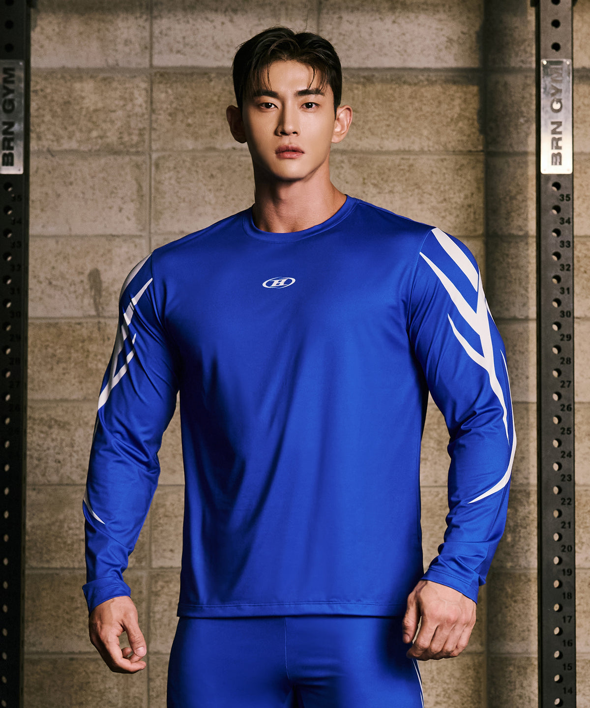 【韓国限定】 TRIBAL QUICK DRY LONG SLEEVE [BLUE]