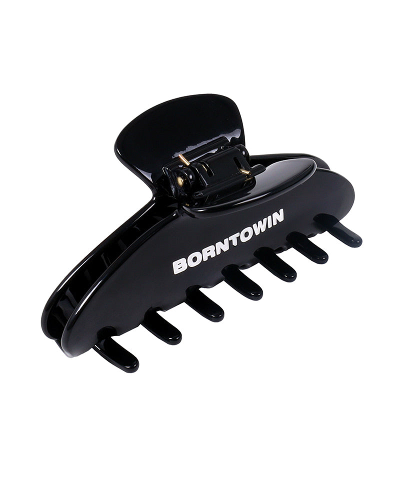 【予約販売：ご注文より1～3週間後に発送予定】SYMBOL LOGO HAIR CLIP [BLACK]