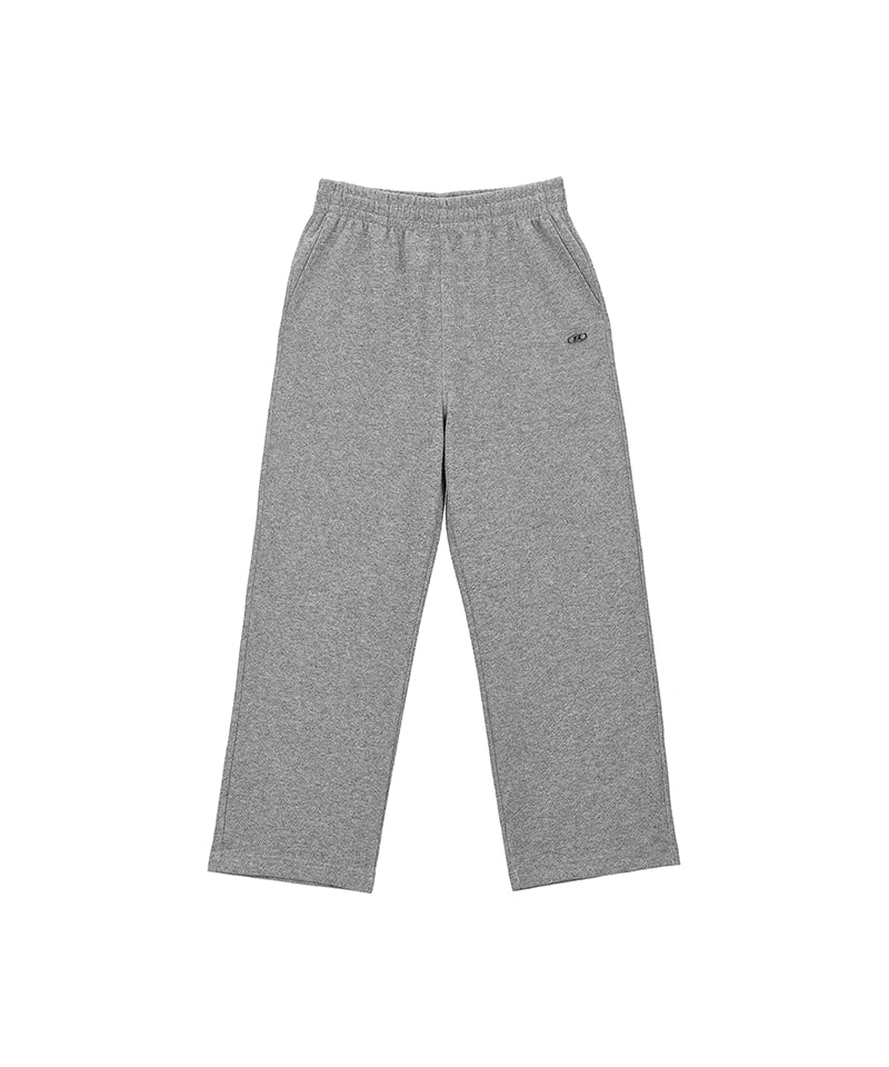 【予約販売：ご注文より1～3週間後に発送予定】KNIT LIKE WIDE PANTS [MELANGE GREY]