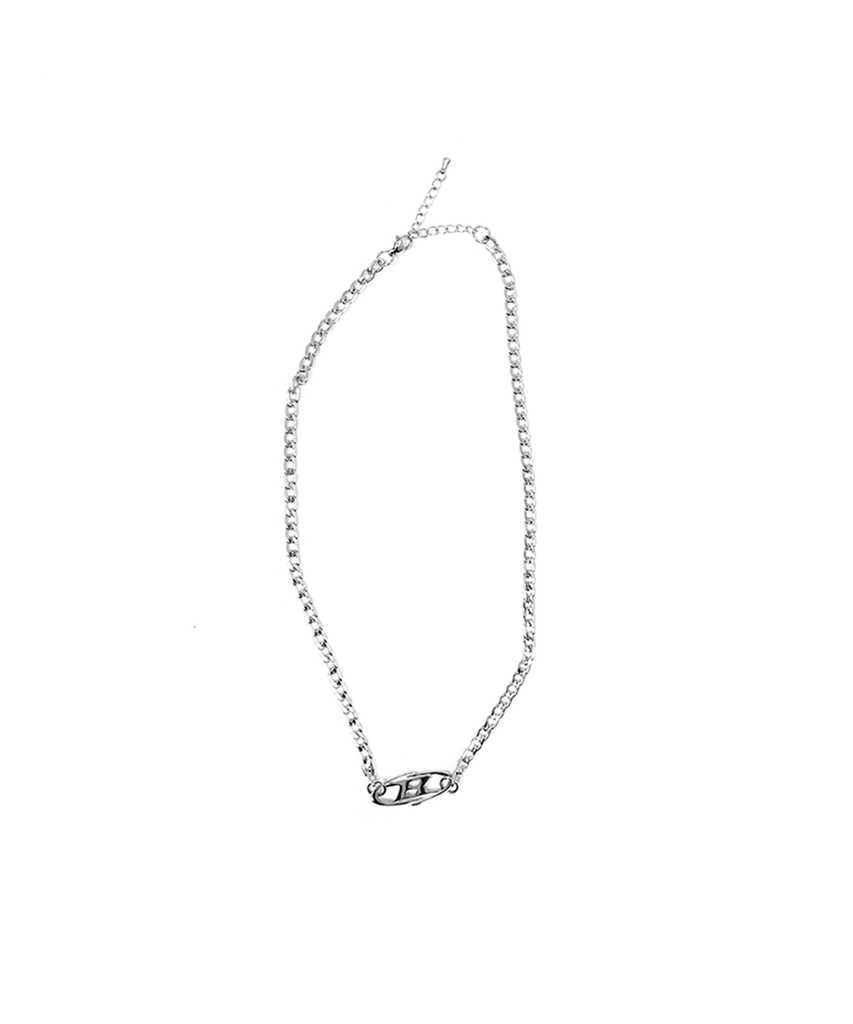 SURGICAL B LOGO NECKLACE [SILVER] – BORNTOWIN JAPAN EC-shop