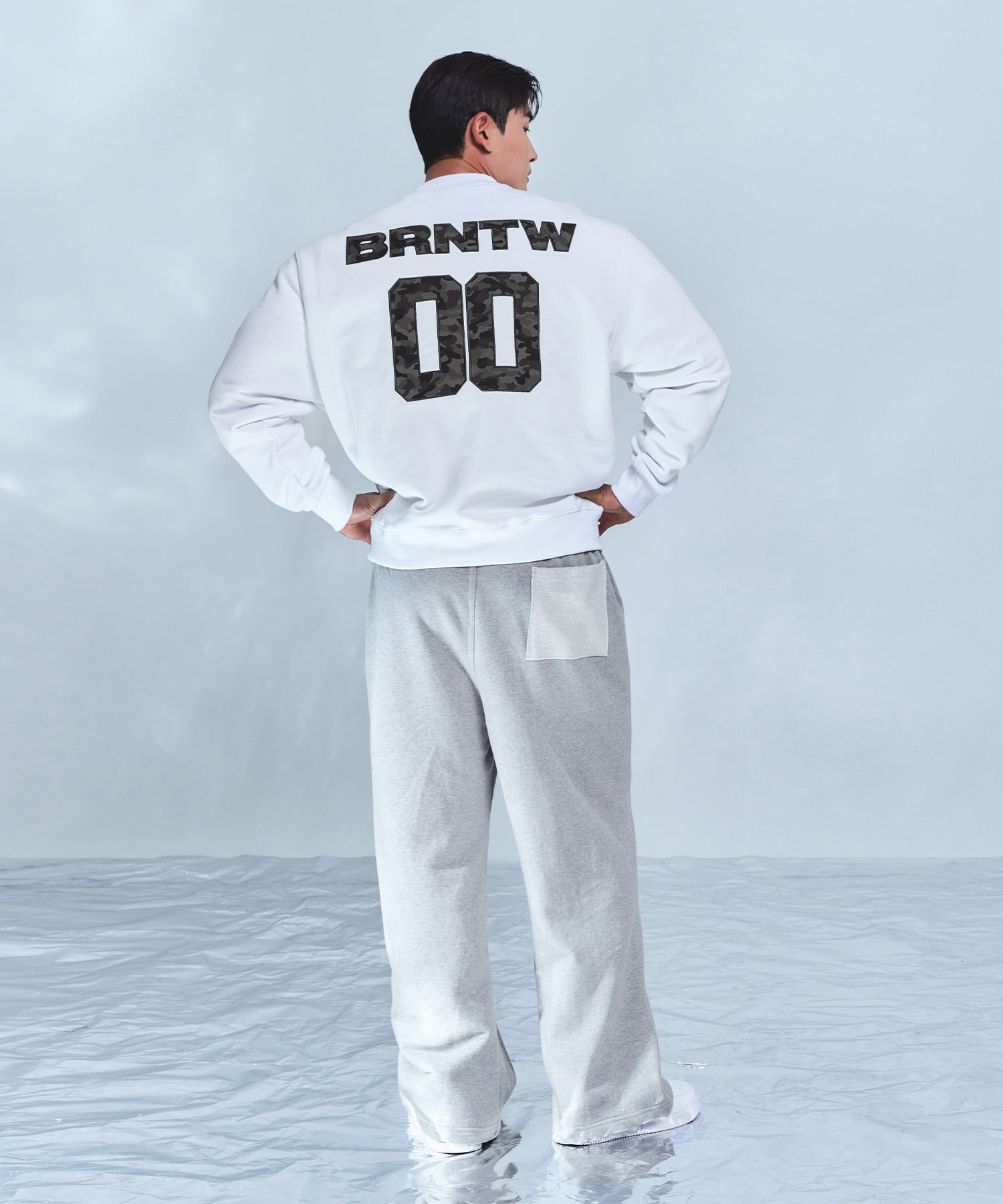 CAMO BRNTW SWEATSHIRTS [WHITE]